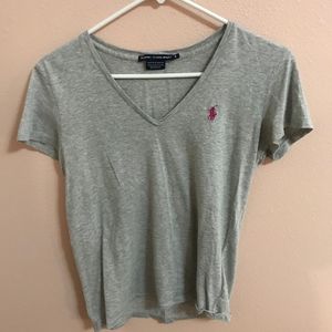 Polo Ralph Lauren Sport Gray V-Neck S